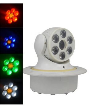 DMX512 LED 6*8W RGBW 4 in1 Wash Beam with spot KTV Disco DJ Light LM20SW Stage Led Light Moving Head Light